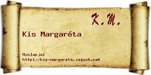 Kis Margaréta névjegykártya